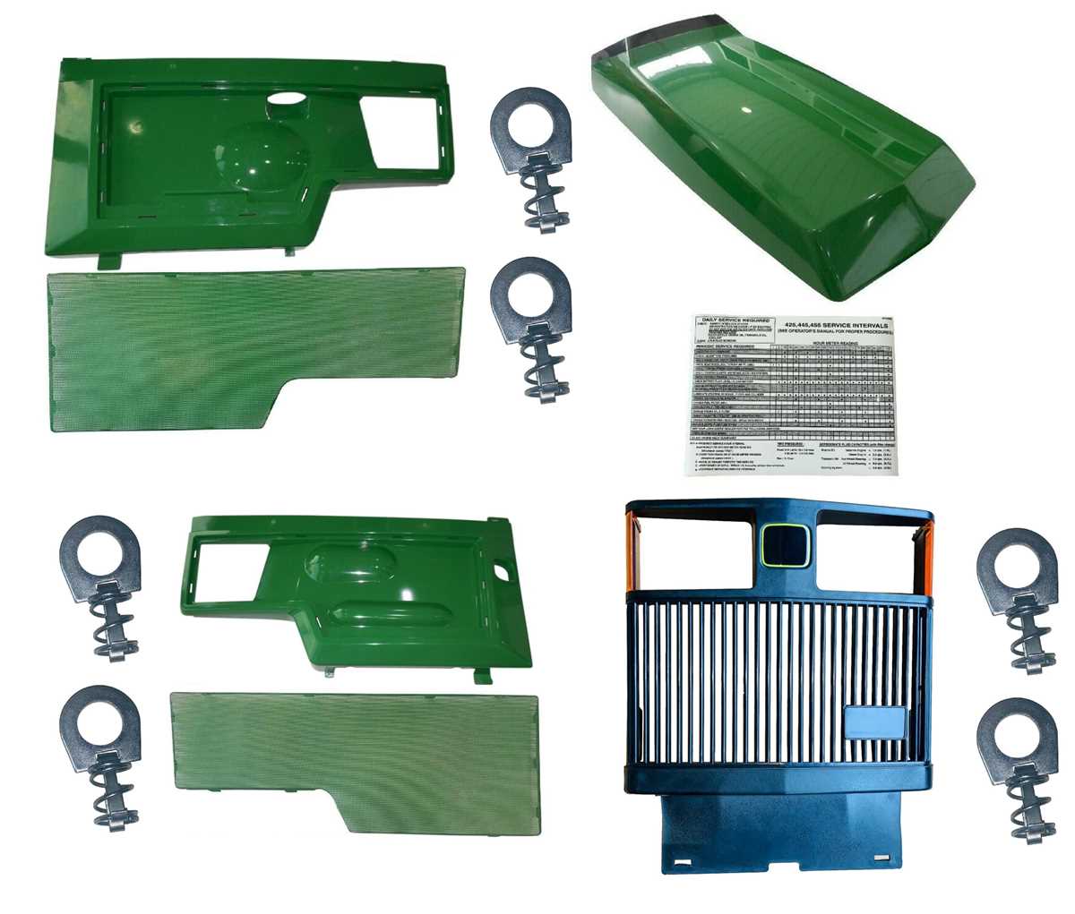 john deere 425 parts diagrams