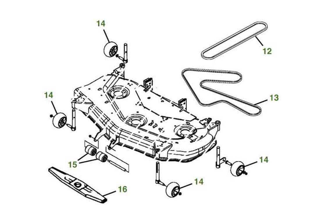 john deere 48c mower deck parts diagram