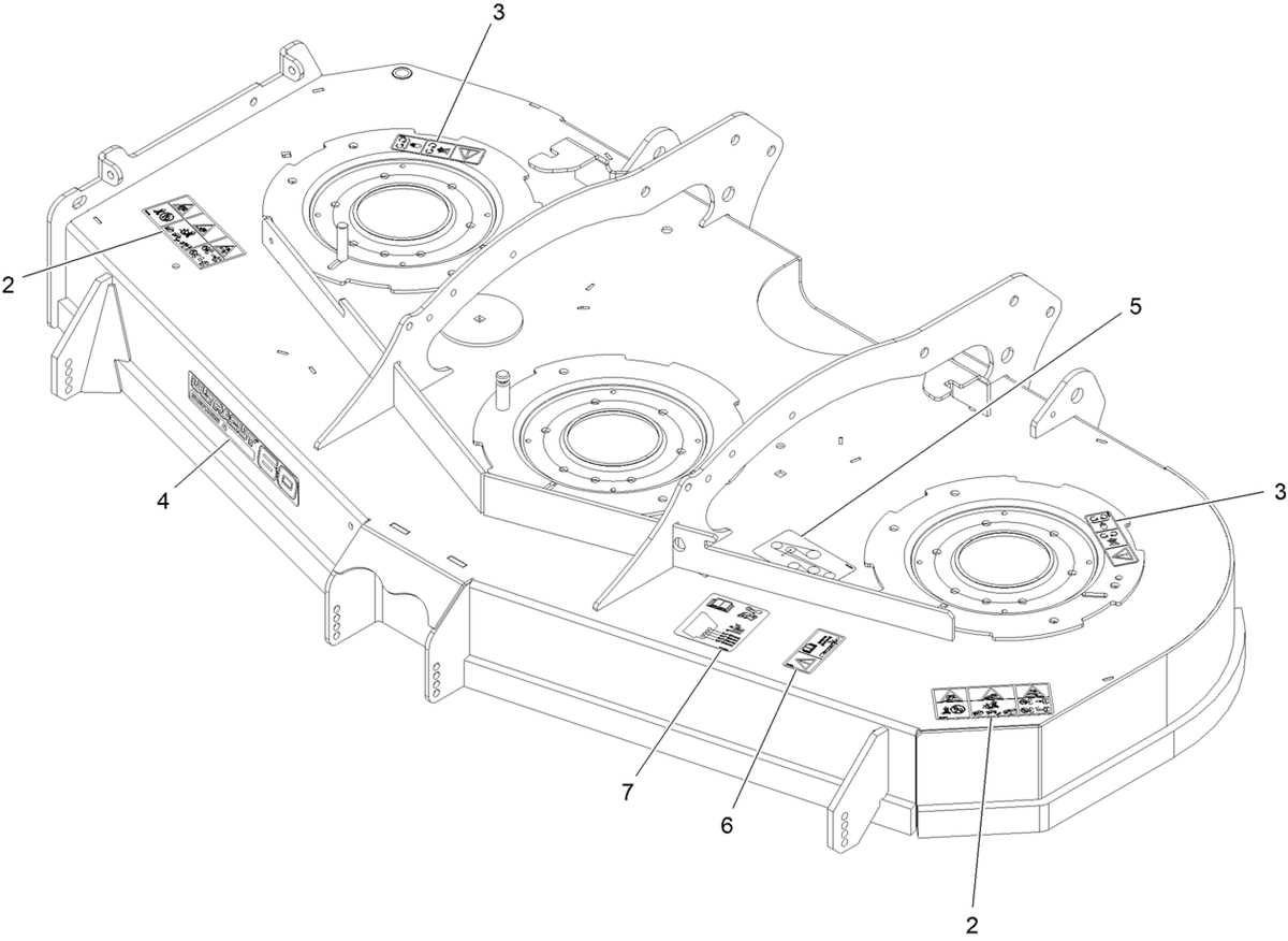 john deere 60 inch mower deck parts diagram