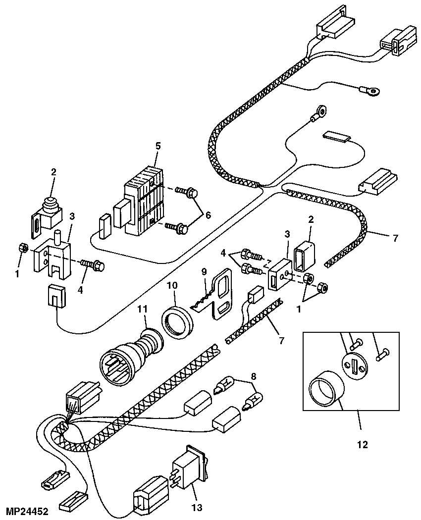 john deere gator 4x2 parts diagram