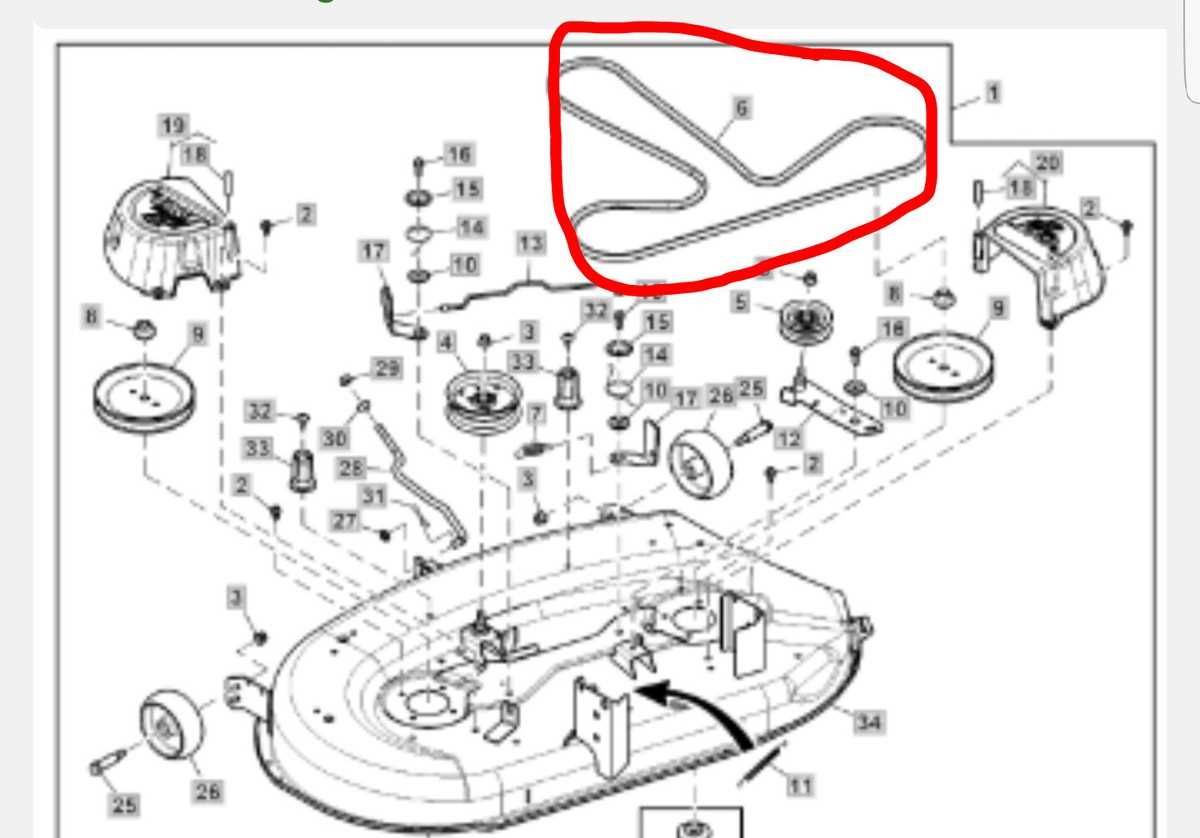 john deere la145 deck parts diagram