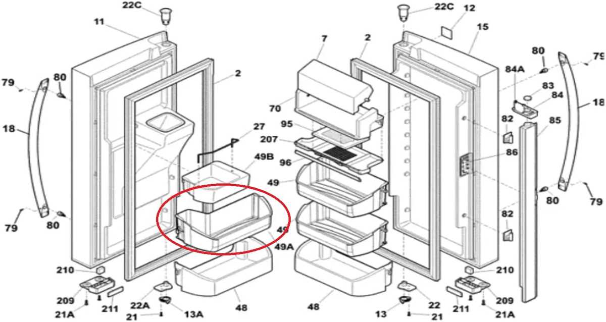 frigidaire parts diagram