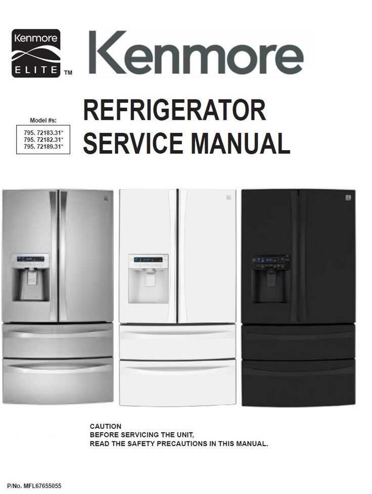 kenmore 795 refrigerator parts diagram
