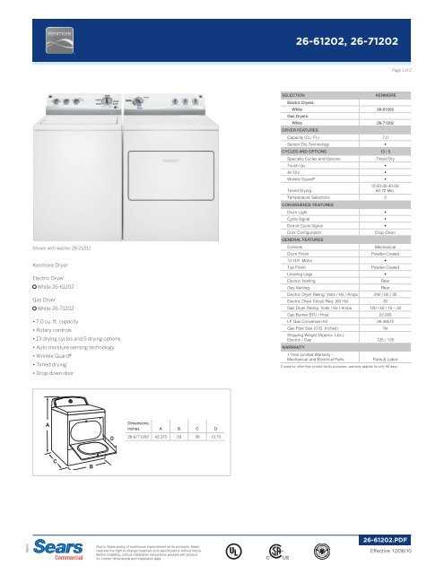 kenmore 90 series dryer parts diagram