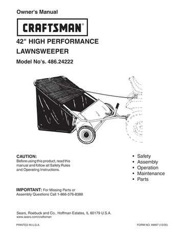 lawn sweeper parts diagram lawn sweeper parts diagram