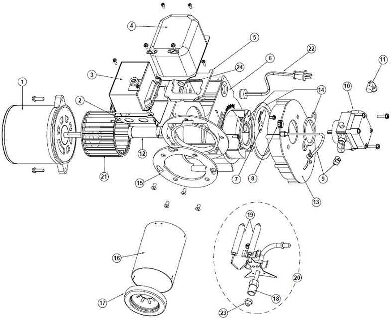 beckett oil burner parts diagram
