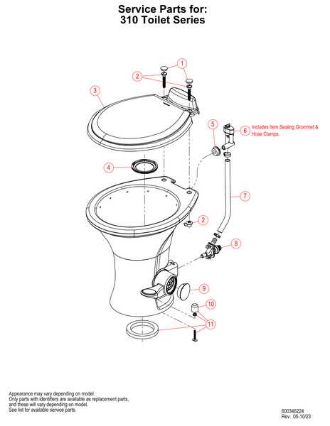 dometic 320 toilet parts diagram dometic 320 toilet parts diagram