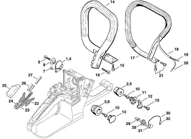 stihl ms260 parts diagram