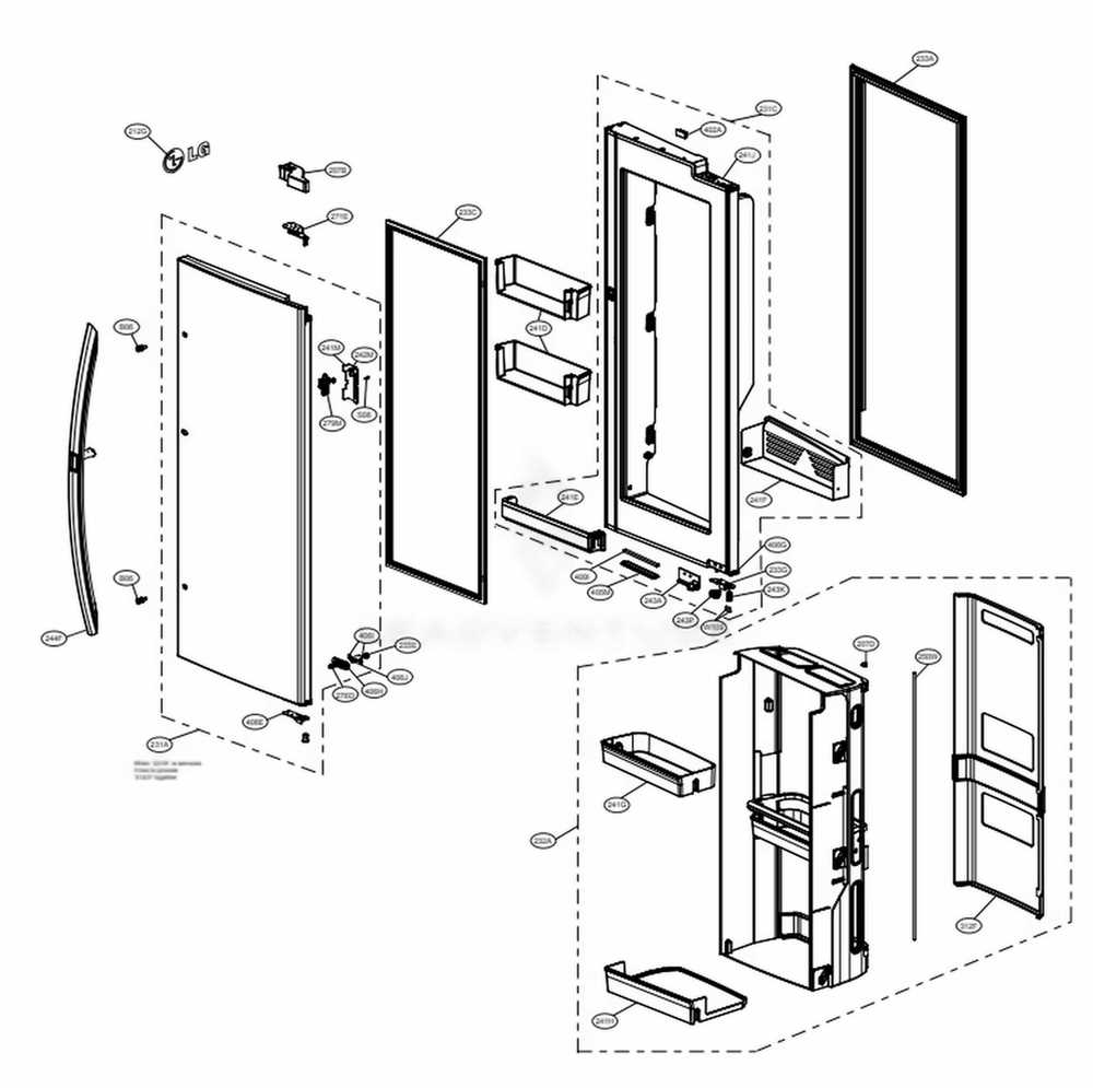 lg lrflc2706s parts diagram