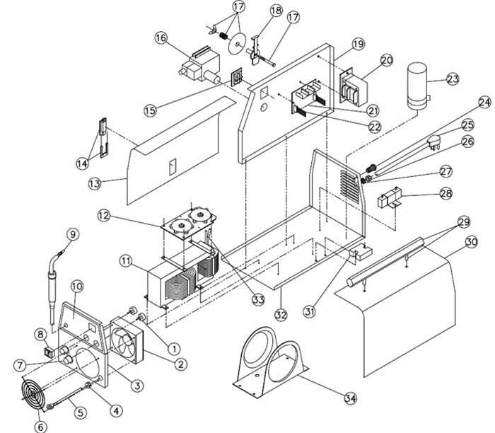 lincoln mig welder parts diagram