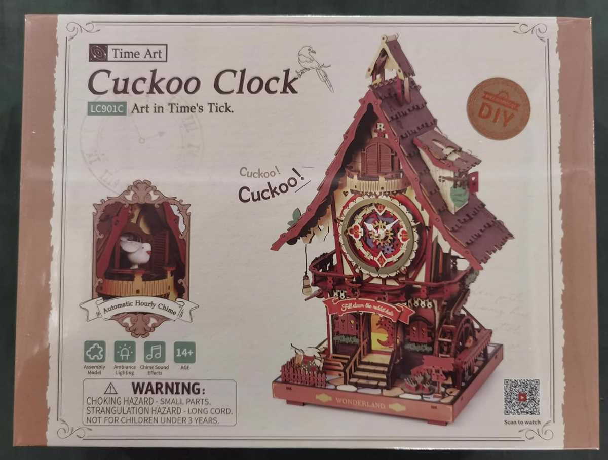 mechanical cuckoo clock parts diagram