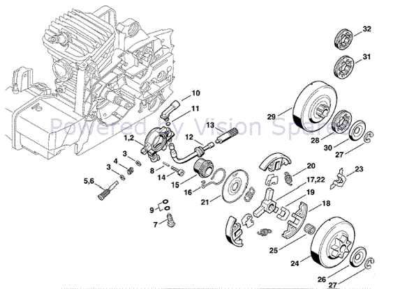 stihl ms 290 parts diagram