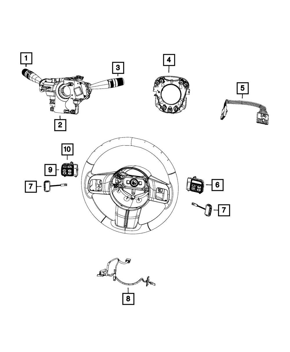 jeep wrangler jk steering parts diagram