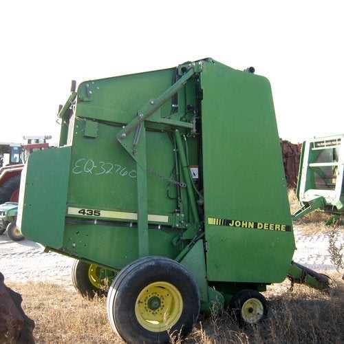 john deere 435 baler parts diagram