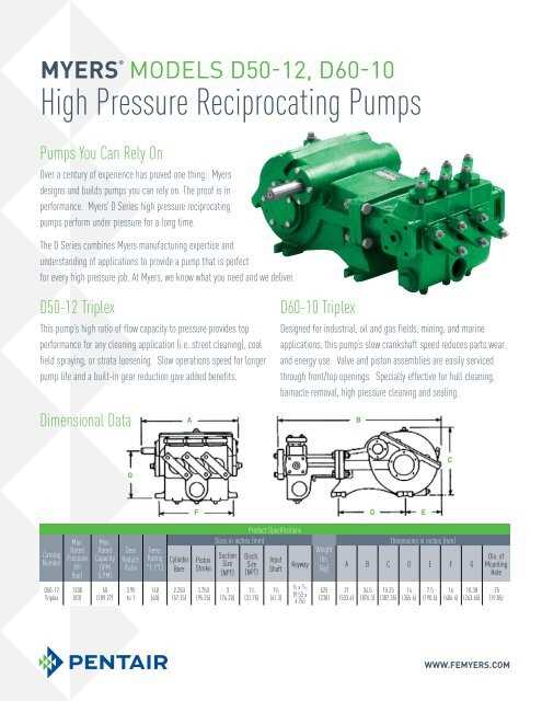 myers pump parts diagram