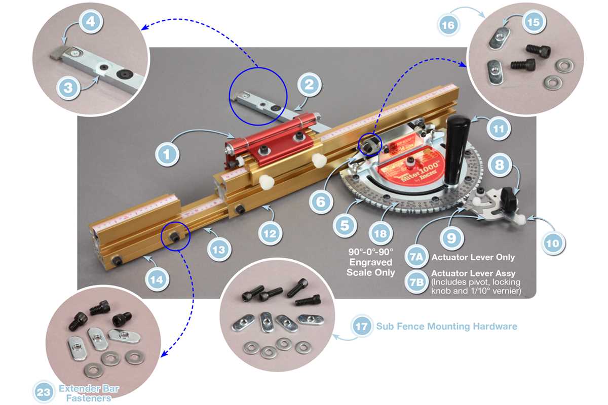 miter saw parts diagram