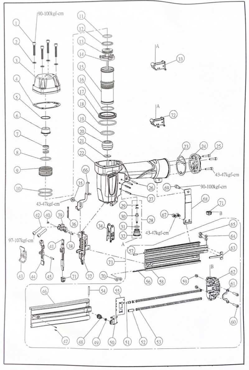 nail gun parts diagram nail gun parts diagram