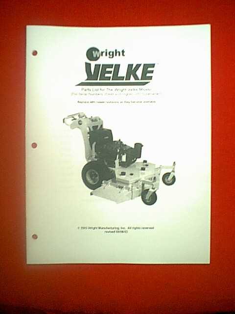 wright mower parts diagram