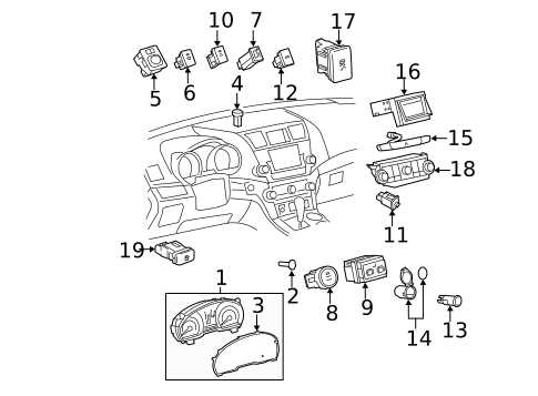 toyota highlander parts diagram