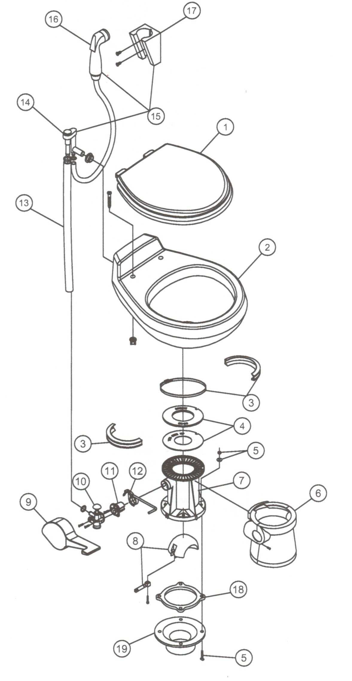 niagara stealth toilet parts diagram