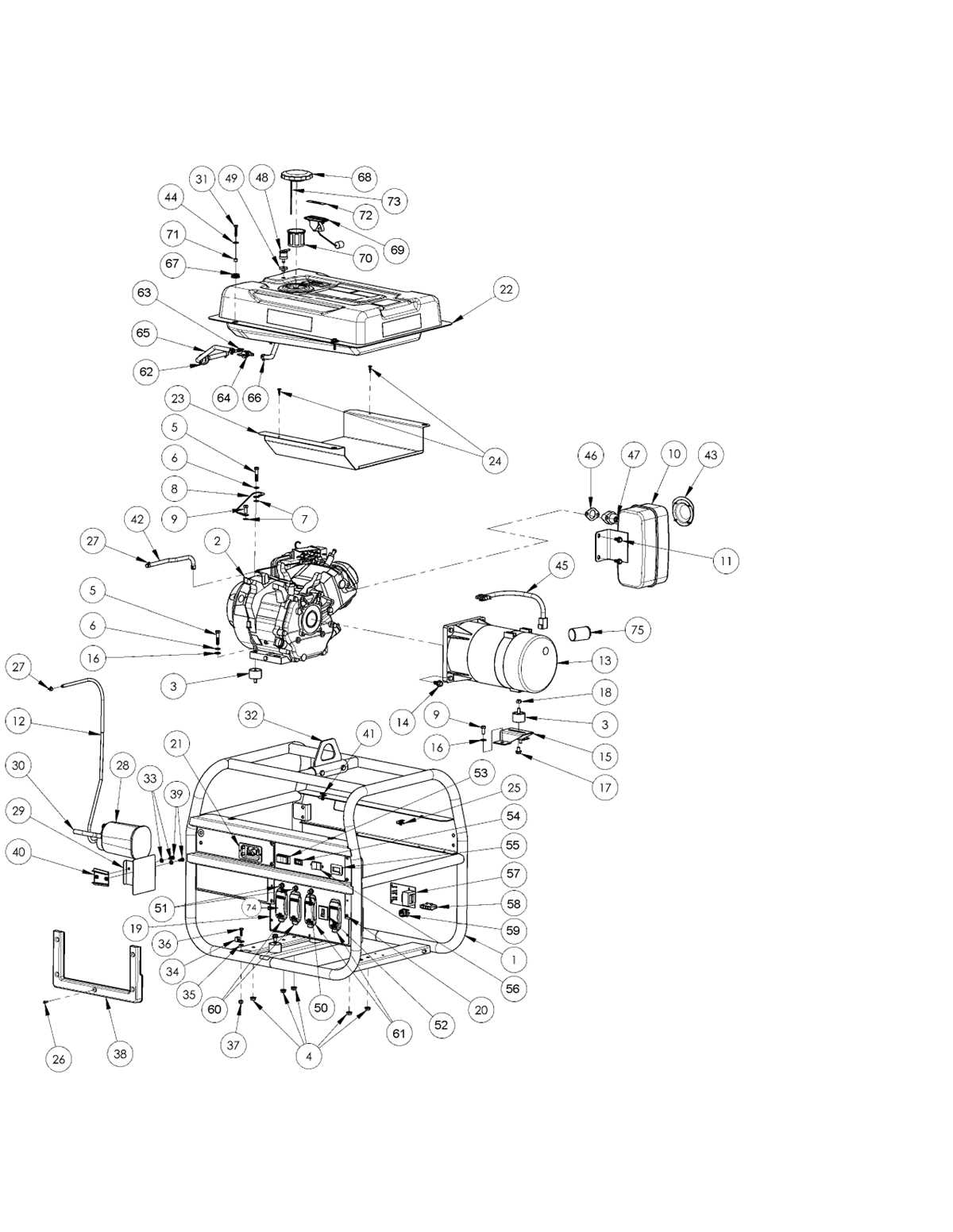 coleman generator parts diagram coleman generator parts diagram