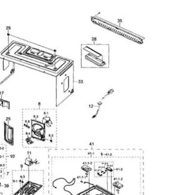 samsung microwave parts diagram