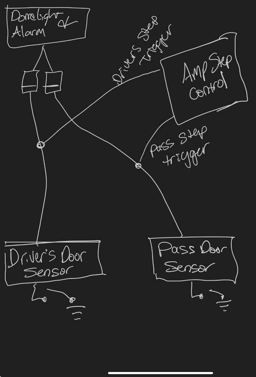 amp research power step parts diagram
