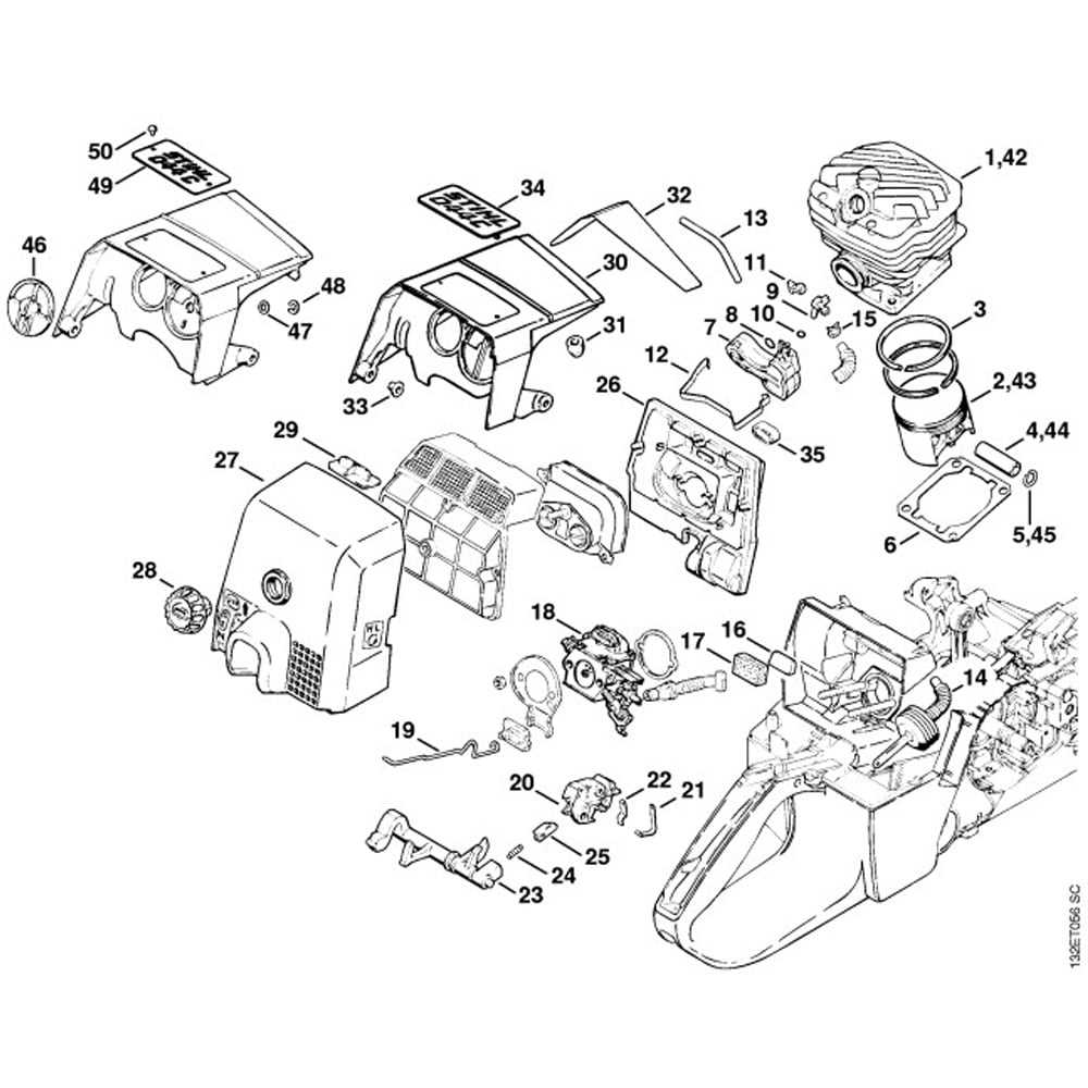 stihl ms440 parts diagram stihl ms440 parts diagram