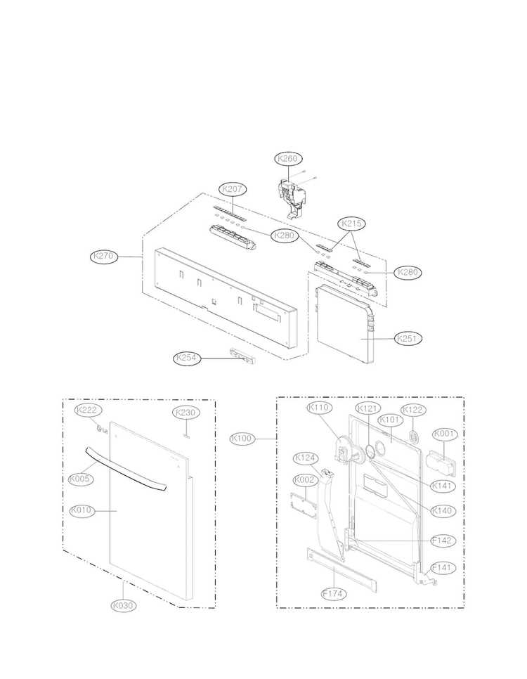 lg dishwasher parts diagram