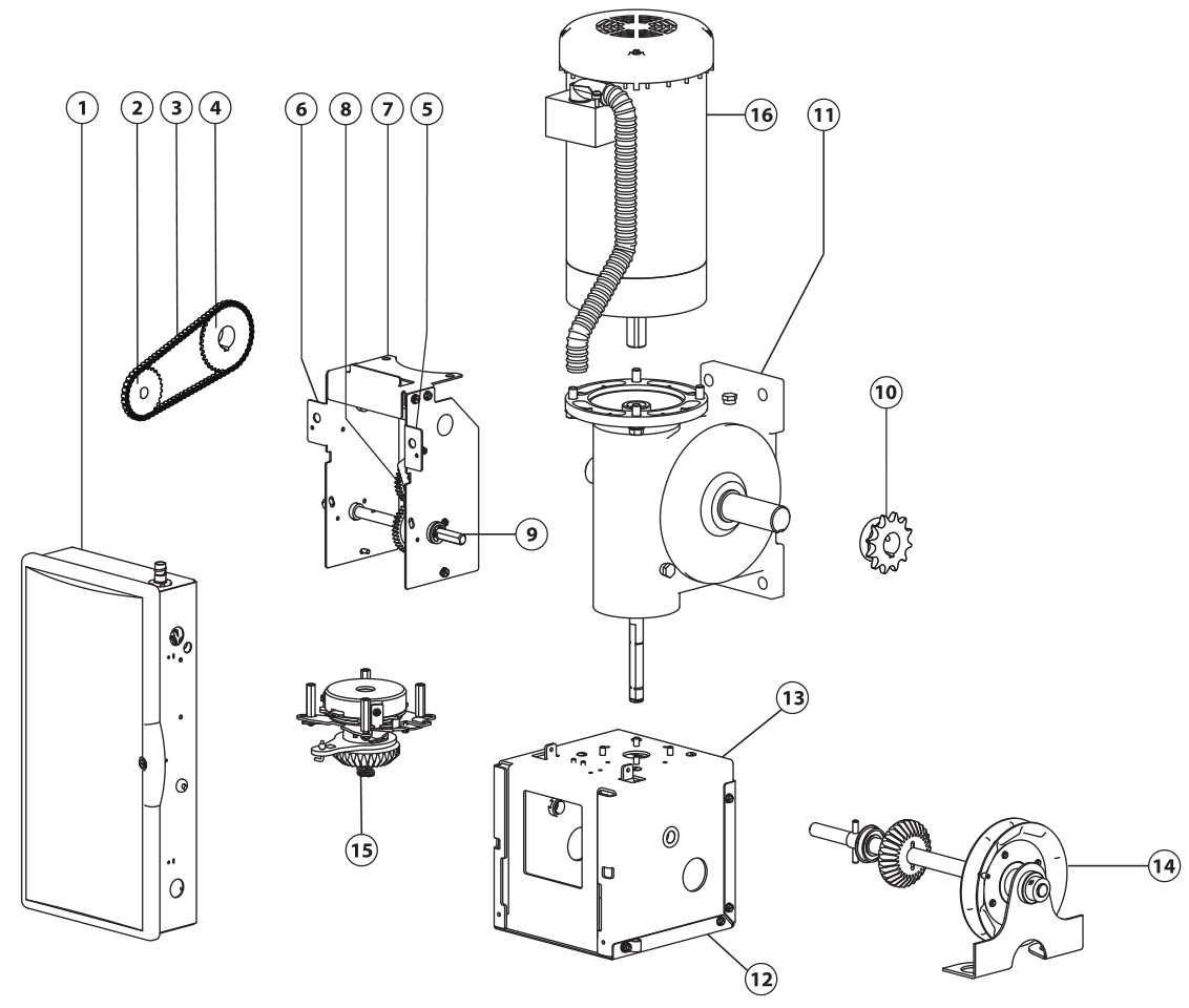 diagram of door parts