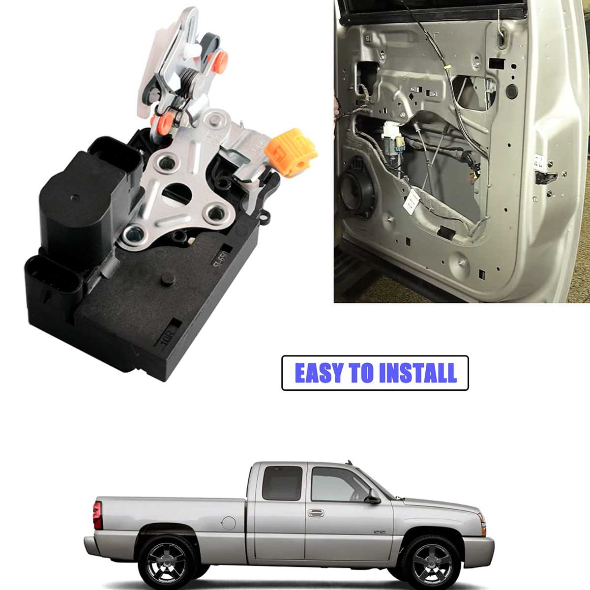door lock actuator chevy silverado door parts diagram