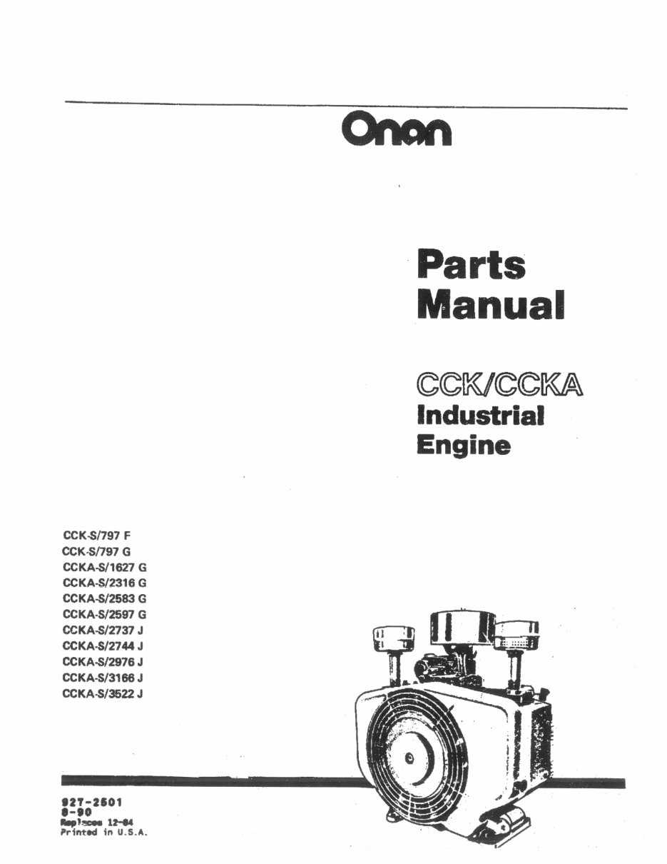 onan parts diagram