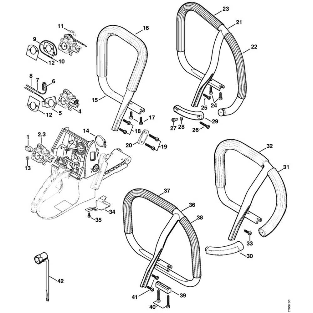 stihl 066 parts diagram