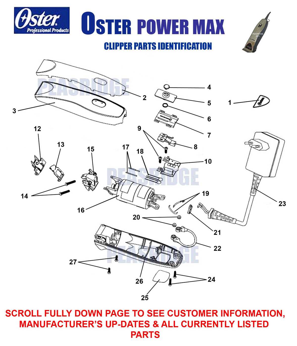 oster clipper parts diagram oster clipper parts diagram