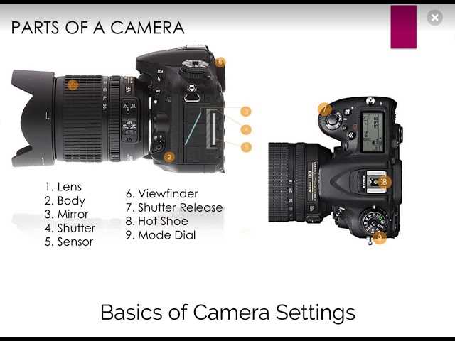 parts of a camera diagram