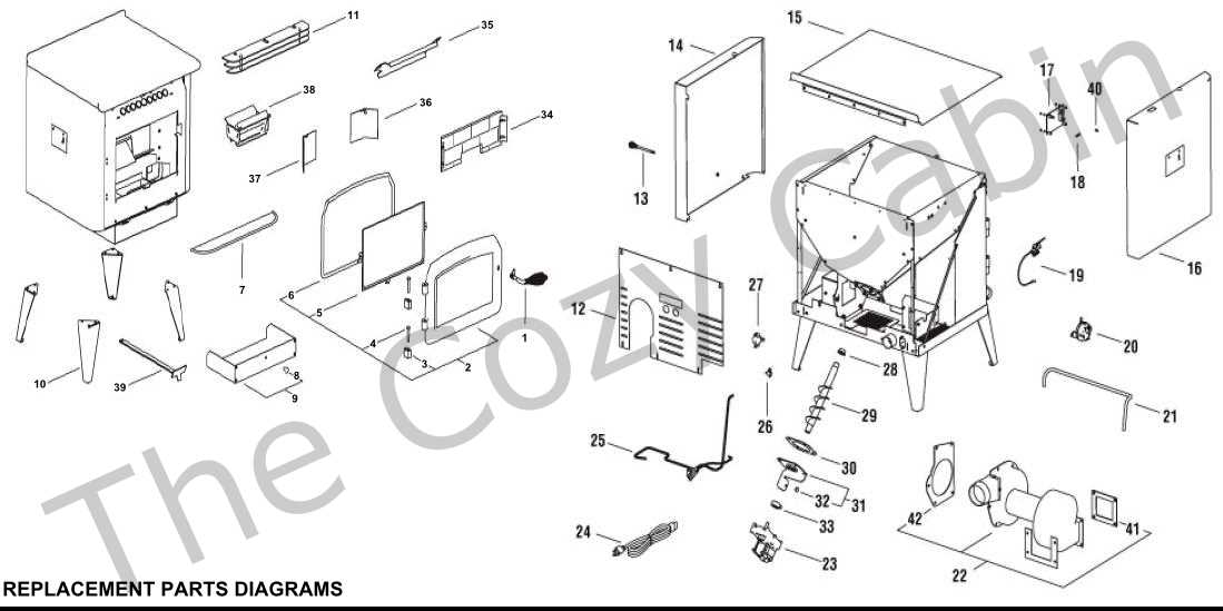 pellet stove parts diagram pellet stove parts diagram