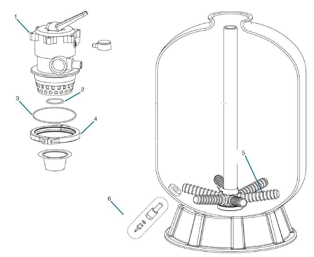 pentair sand filter parts diagram