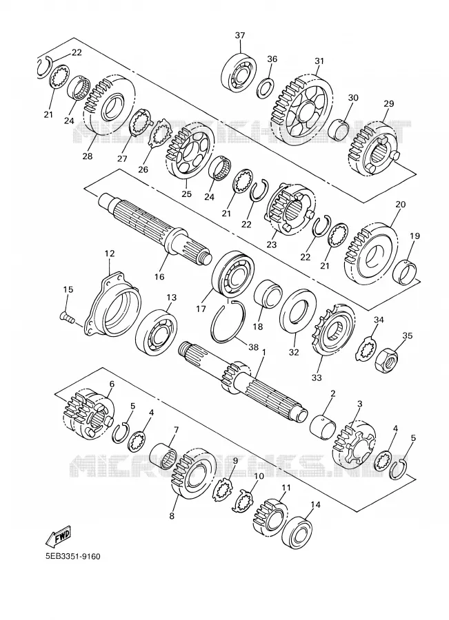 yamaha r6 parts diagram