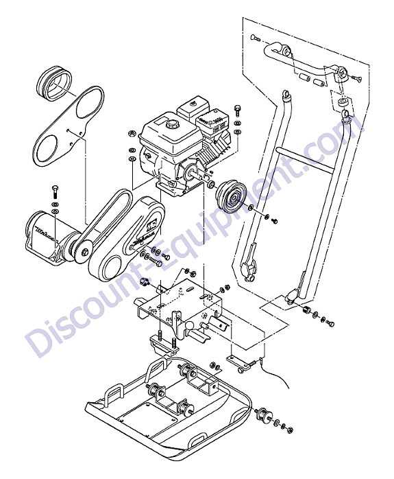 plate compactor parts diagram