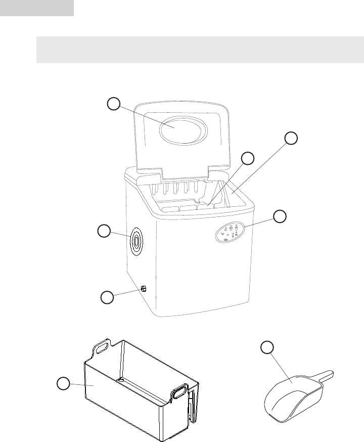 portable ice maker parts diagram portable ice maker parts diagram