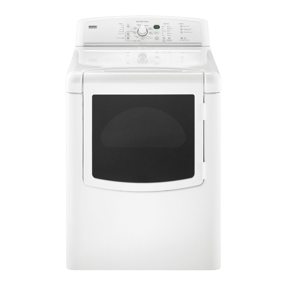 kenmore elite dryer model 110 parts diagram