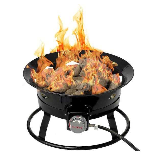 propane fire pit parts diagram