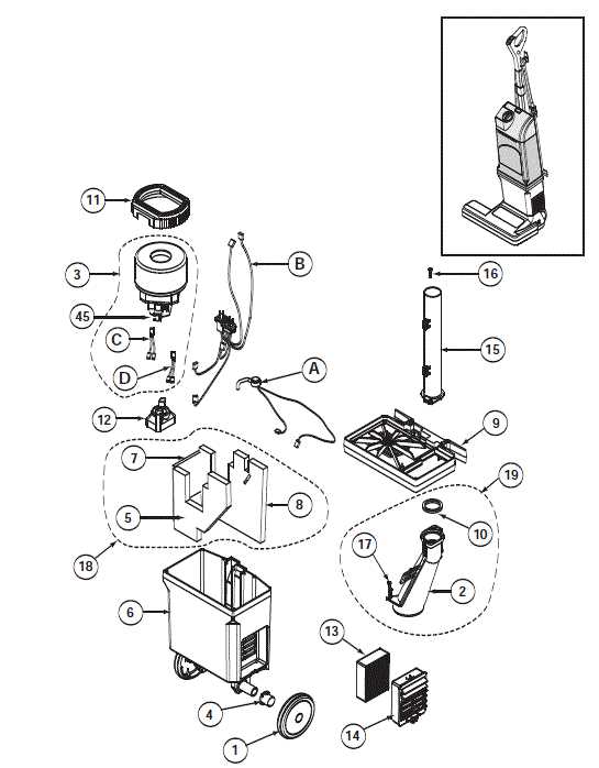 proteam vacuum parts diagram