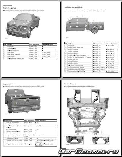 ford f 150 body parts diagram