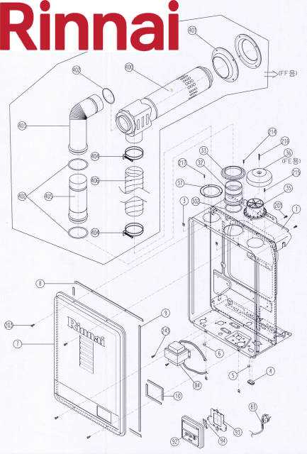 rinnai parts diagram