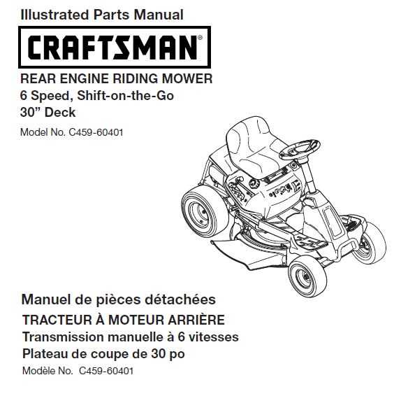 craftsman riding mower deck parts diagram