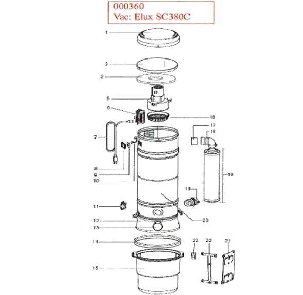 electrolux vacuum parts diagram