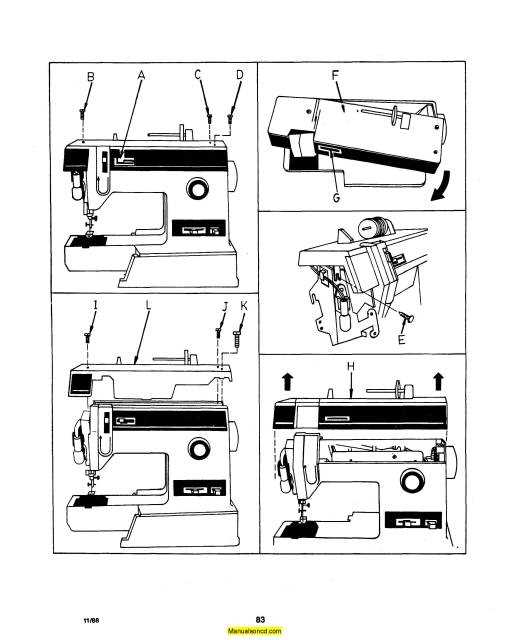singer parts diagram singer parts diagram