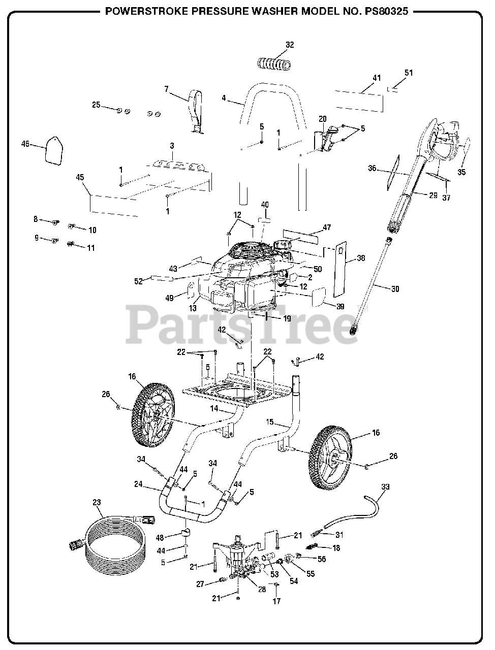 pressure washer parts diagram