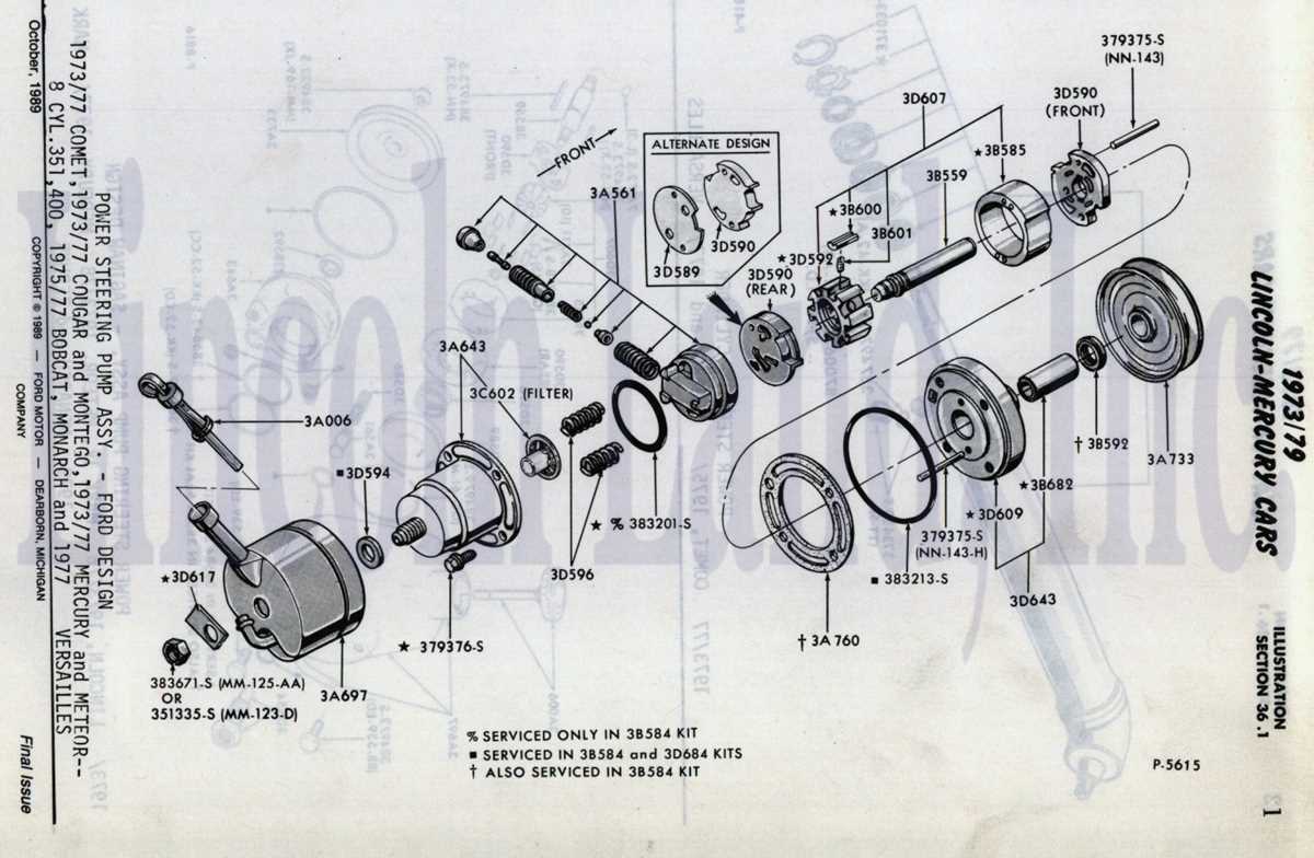 power steering pump parts diagram power steering pump parts diagram